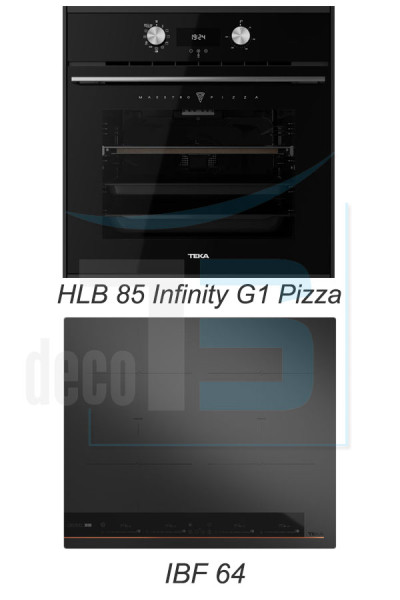 Teka Set HLB 85 Infinity G1 Maestro Pizza Black Matt + IBF 64 Προσφορές Ηλεκτρικών Συσκευών