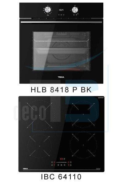 Teka Set HLB 8418 P BK EasySteam + IBC 64110 Προσφορές Ηλεκτρικών Συσκευών