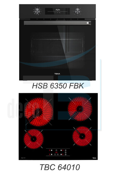 Teka Set HSB 6350 FBK + TBC 64010 Προσφορές Ηλεκτρικών Συσκευών