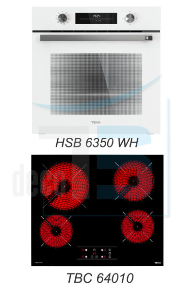 Teka Set HSB 6350 WH + TBC 64010 Προσφορές Ηλεκτρικών Συσκευών