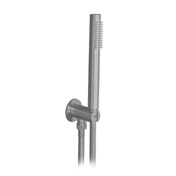 Cora Cosmo 316L IN101-111 + IN019-111 + IN516-111 Black Brushed Επίτοιχη Παροχή Νερού