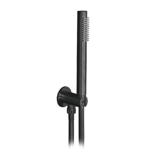 Cora Cosmo 316L IN101-411 + IN019-411 + IN516-411 Black Brushed Επίτοιχη Παροχή Νερού