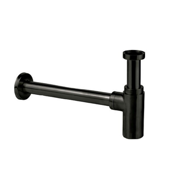 Cora Cosmo 316L IN200-411 Black Brushed PVD Σιφώνι Νιπτήρος