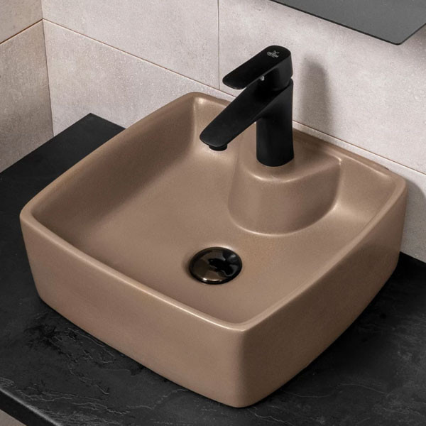 Adamidis Ios 38 Tabacco Mat Νιπτήρας Χρωματιστός