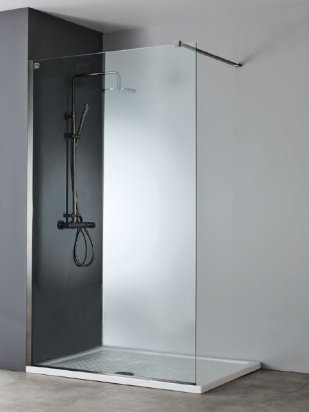 Devon Iwis Walk-In Inox Black Brushed PVD Καμπίνα Παραβάν Ντουζιέρας