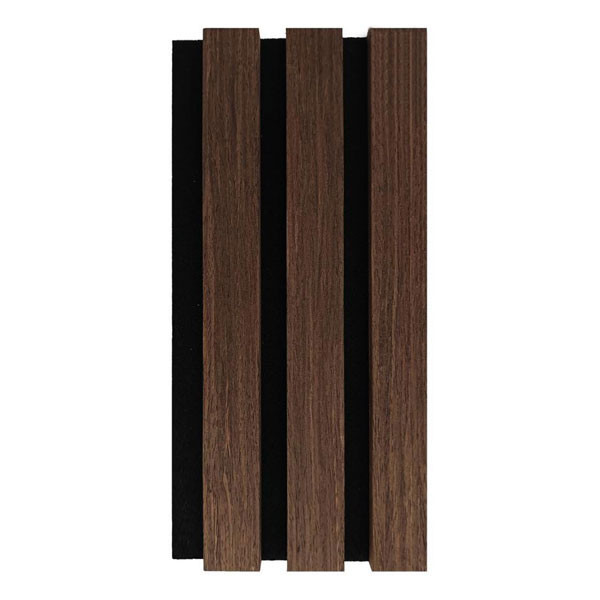 WPC Ηχομονωτικό Πάνελ Επένδυσης Τοίχου Καπλαμά Δρυς Σκούρο K02