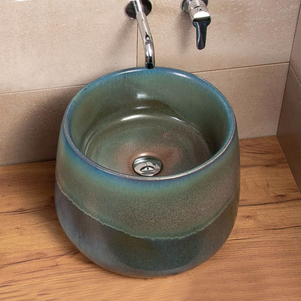 Adamidis Kaspo 41 Olive Mat Νιπτήρας Χρωματιστός