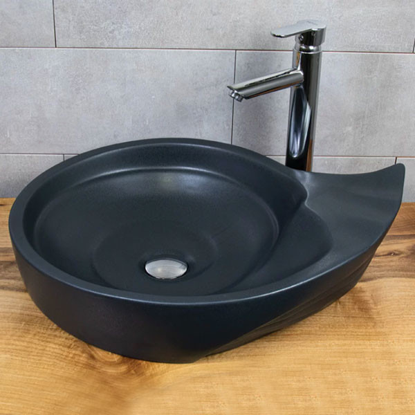 Adamidis Kochili 61 Black Mat Νιπτήρας Χρωματιστός