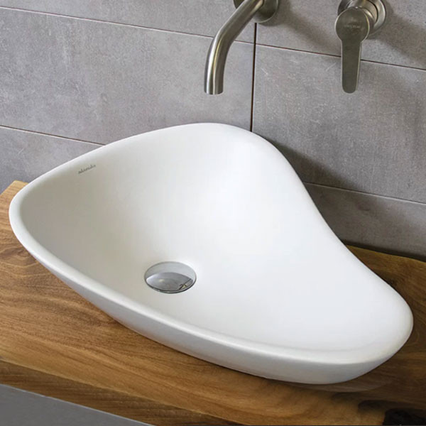 Adamidis Kos 53 White Mat Νιπτήρας Χρωματιστός