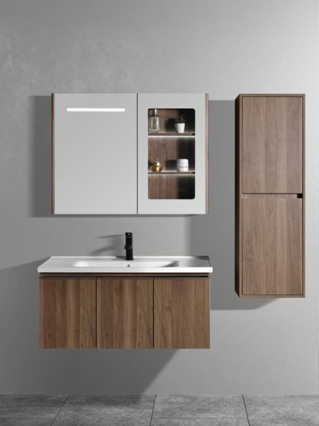 Martin Lavare 100 Καρυδί  Έπιπλο Μπάνιου Carbon PC Αδιάβροχο