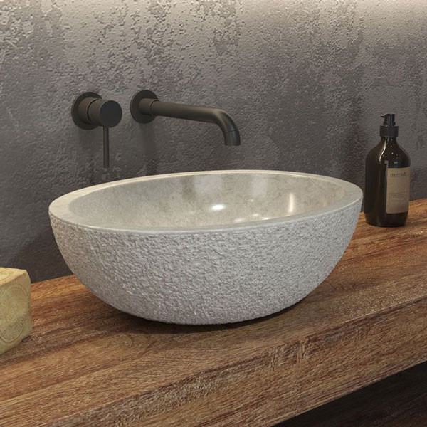 Karag Leonor SOPH Cream Νιπτήρας Πέτρινος