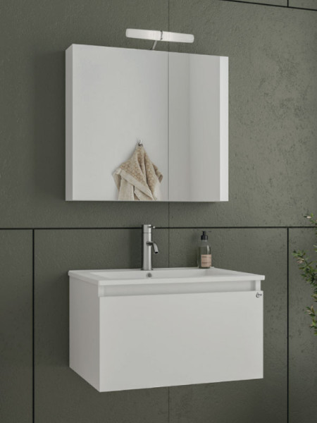 Drop Liberty 60 White 5FLI060WH Έπιπλο Μπάνιου Λευκό