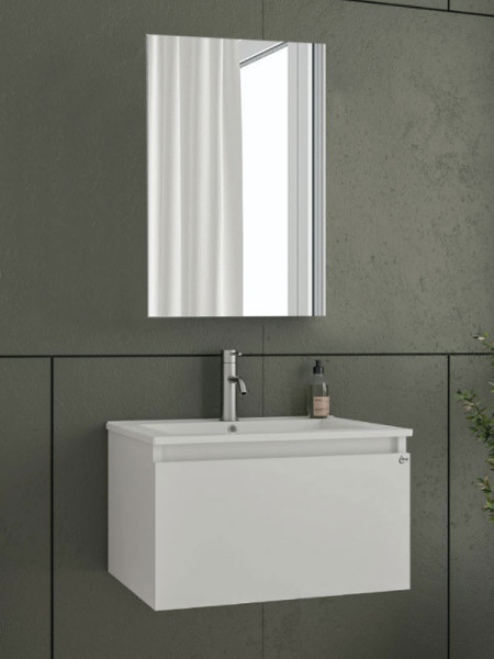 Drop Liberty 75 White 5FLIM75WH Έπιπλο Μπάνιου Λευκό