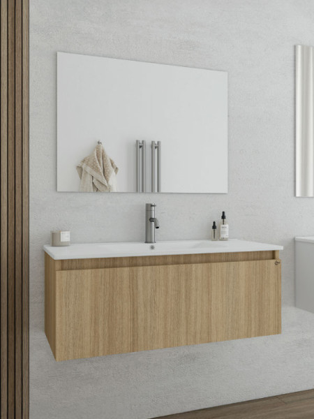 Drop Liberty 90 Slavonia Oak 5FLIM90SO Έπιπλο Μπάνιου Μελαμινικό