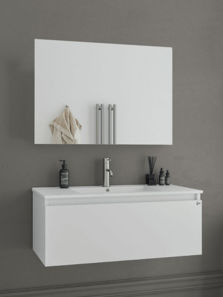 Drop Liberty 90 White 5FLIM90WH Έπιπλο Μπάνιου Λευκό