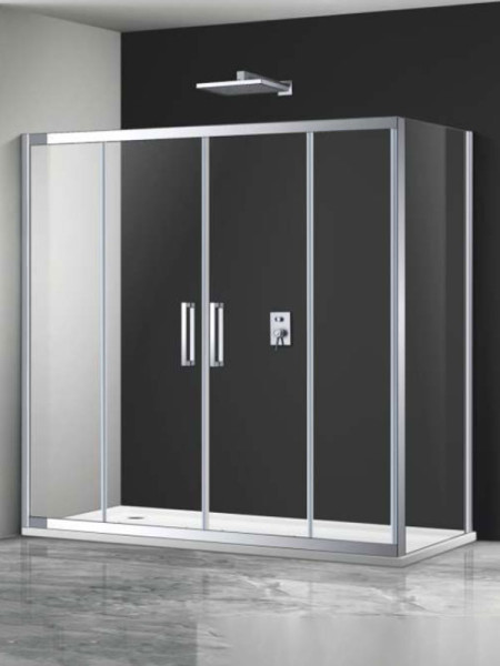 Bronze Art Loft FF4 + FF Καμπίνα Ασύμμετρης Ντουζιέρας