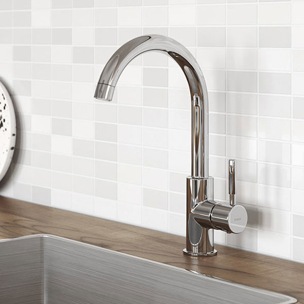 Ferro Lugio BLG4 Chrome Μπαταρία Κουζίνας Πάγκου