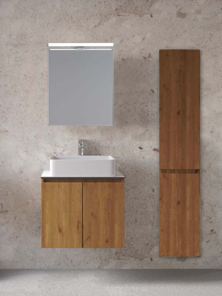 Furnibath Madrid 60 CWL Compact Walnut Έπιπλο Μπάνιου Μοντέρνο