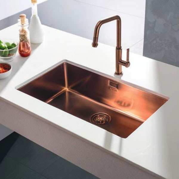 Apell Metamorfosis MEM75-222 Copper PVD Νεροχύτης Ανοξείδωτος Υποκαθήμενος