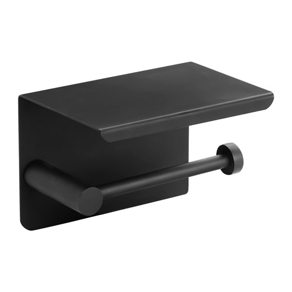 Bronze Αrt Fairmont Black Mat MH08-52-MM Χαρτοθήκη Με Ράφι