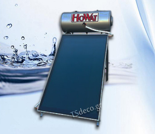 Howat Glass 160 lt Ηλιακός Θερμοσίφωνας Κεραμοσκεπής