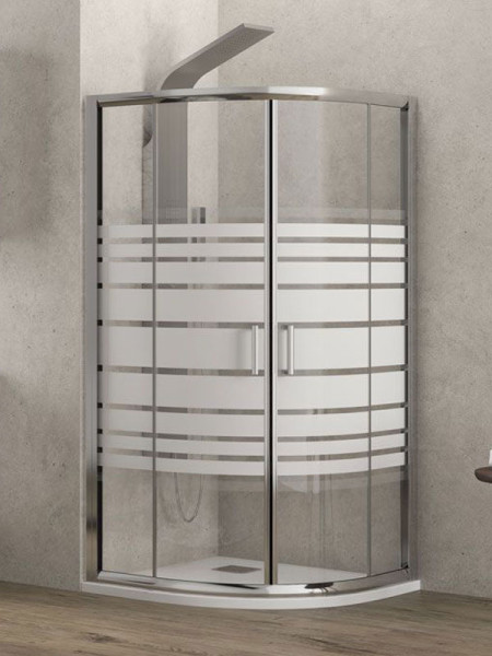 Karag New Flora 200 Serigrafato Καμπίνα Ημικυκλικής Ντουζιέρας