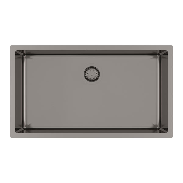 Helika NOVA100B Graphite PVD Νεροχύτης Ανοξείδωτος Υποκαθήμενος