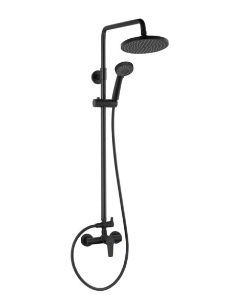 Ferro Ritto NP84-BTR7U-BL Black Στήλη Ντους Με Μπαταρία