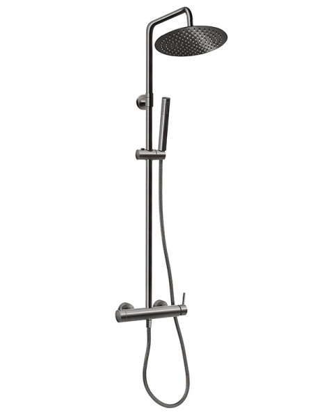 Ferro Ciriculus NP85-BCK7UGM Gun Metal Στήλη Ντους Με Μπαταρία