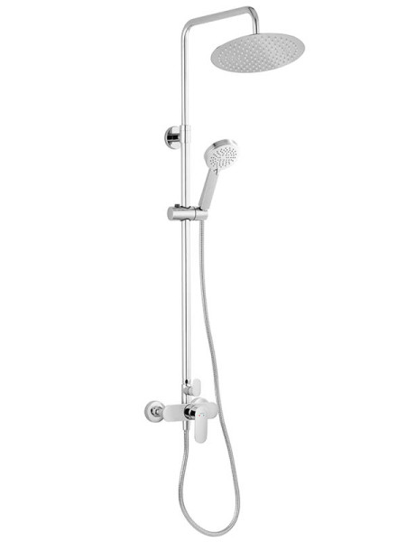 Ferro Talassa NP87-BAL7U Chrome Στήλη Ντους Με Μπαταρία