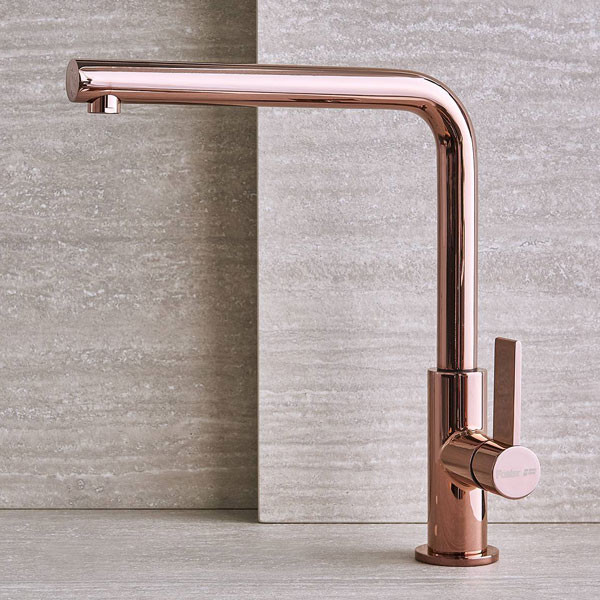 Foster Omega PVD Copper 8497400 Μπαταρία Κουζίνας Πάγκου