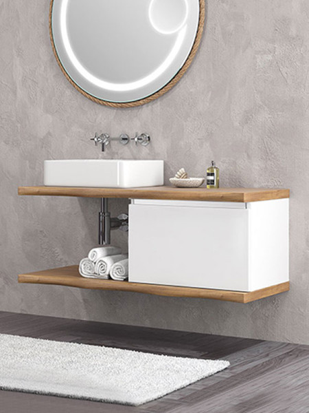 Furnibath PR Έπιπλο 110  Δρυς Όακ  Βάση Επίπλου Μπάνιου Με Νιπτήρα