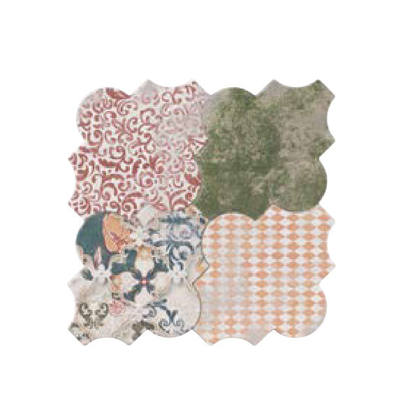 Karag Riga Patchwork Πλακάκι Τοίχου Δαπέδου Mix