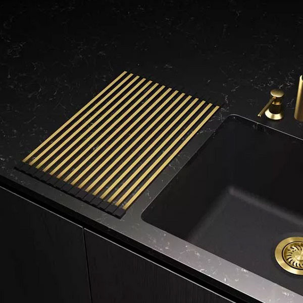 Helika RM-2845 PVD Gold Επιφάνεια Αποστράγγισης Νεροχύτη