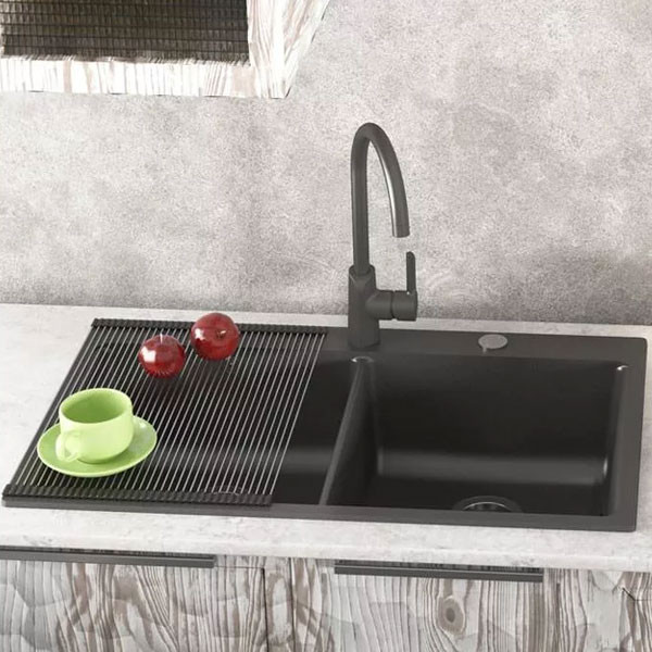 Helika RM-3545 Chrome Επιφάνεια Αποστράγγισης Νεροχύτη