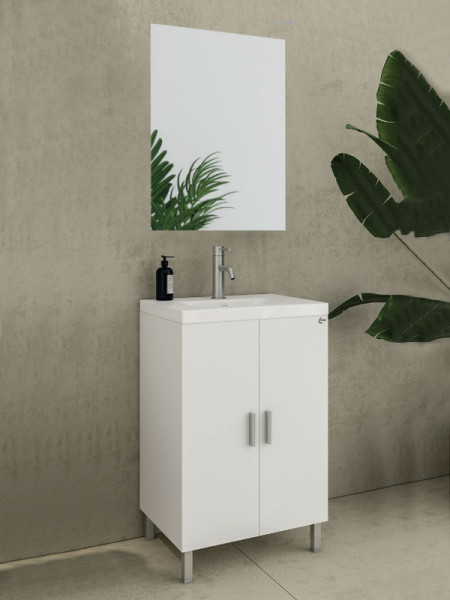 Drop Roma 50 White 5FRMM50WH Έπιπλο Μπάνιου Λευκό