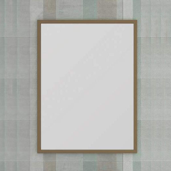 Savvopoulos Ruler 60140 Bronze Καθρέπτης Μπάνιου Απλός