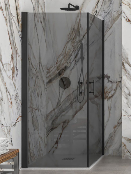 Karag S 28 Alto Black Fume Καμπίνα Tετράγωνης Nτουζιέρας