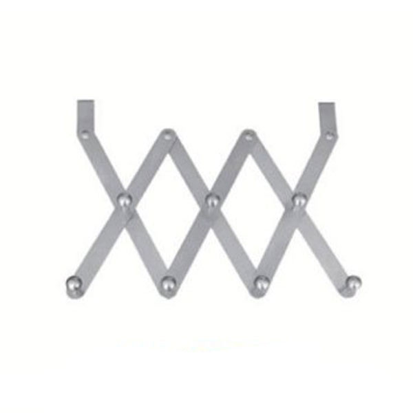 Import S426/7 Κρεμάστρα Πόρτας Επταπλή Νίκελ Ματ