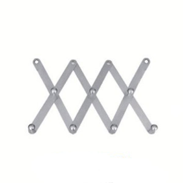 Import S426/7 Κρεμάστρα Τοίχου Επταπλή Νίκελ Ματ