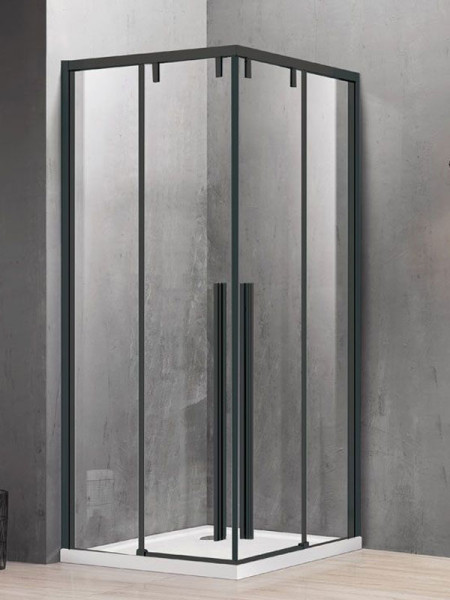Karag Santorini 100 Black Καμπίνα Tετράγωνης Nτουζιέρας