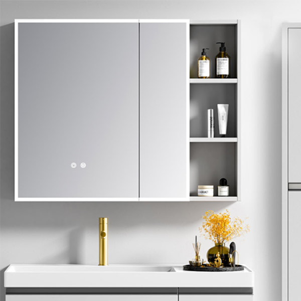 Martin Saron 100 Light Grey Καθρέπτης Επίπλου Μπάνιου