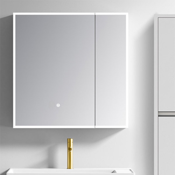 Martin Saron 80 Light Grey Καθρέπτης Επίπλου Μπάνιου