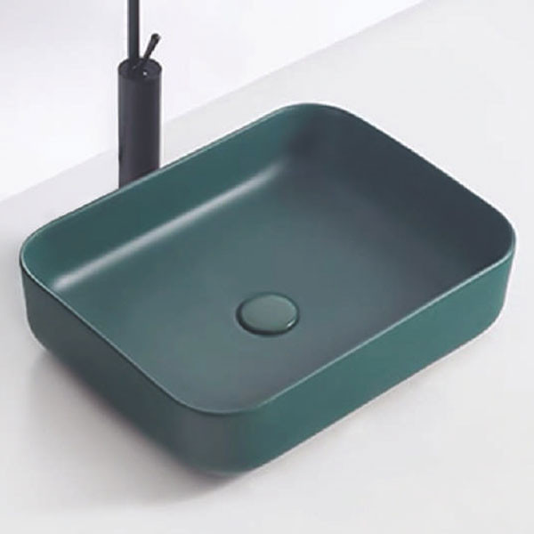 Corgres Space Green Matt 3603 Νιπτήρας Χρωματιστός