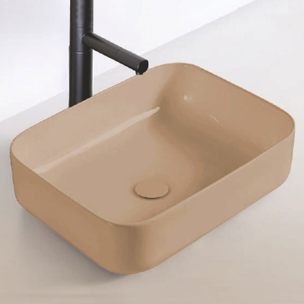 Corgres Space Khaki Matt 3612 Νιπτήρας Χρωματιστός