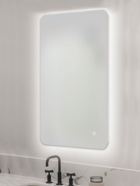 Kolossos Square 875780 Καθρέπτης Μπάνιου Με LED