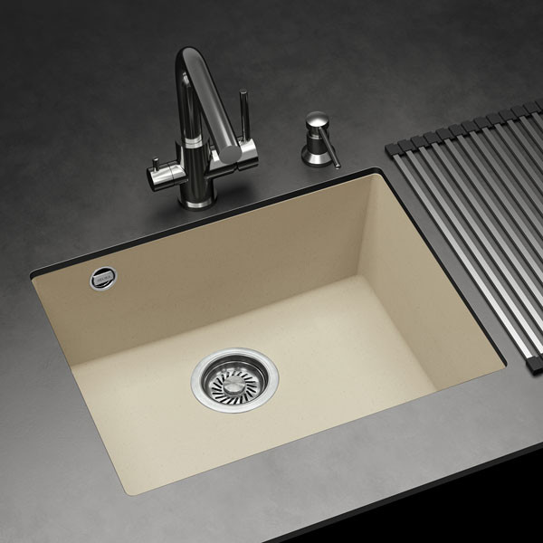 Helika Vera SQV102 Νεροχύτης Γρανίτης Υποκαθήμενος