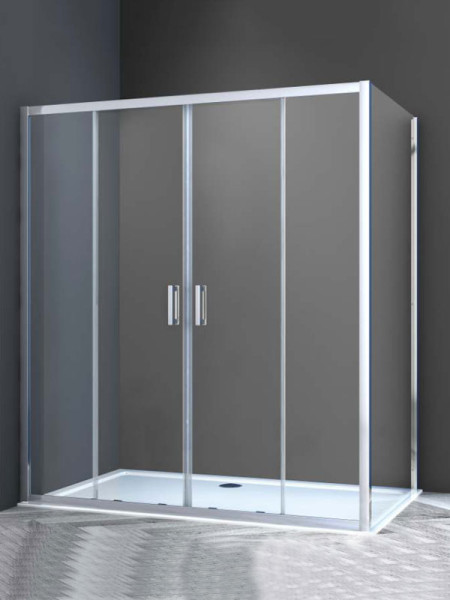 Bronze Art Swift 1/4 + 1F Καμπίνα Ασύμμετρης Ντουζιέρας