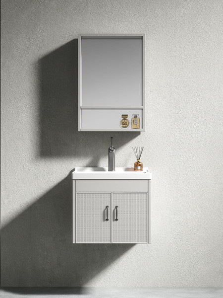 Martin Thaleia 50 Silver Grey Έπιπλο Μπάνιου HDPE High Density Αδιάβροχο