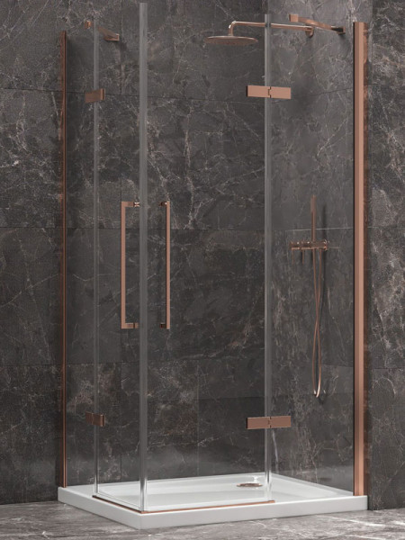 Karag Tinos 100 Rose Gold Καμπίνα Tετράγωνης Nτουζιέρας